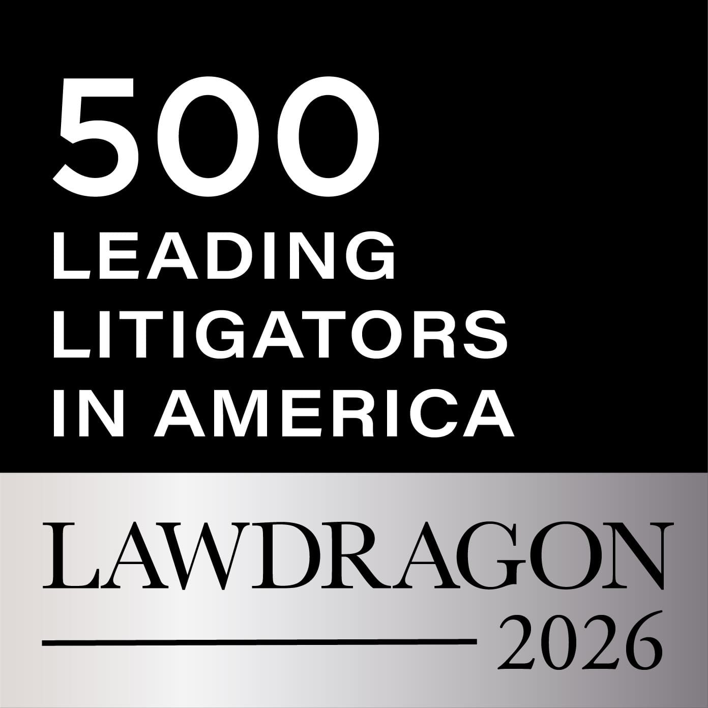 Johnston Tobey Baruch Homepage - 2026 Leading Litigators in America badge