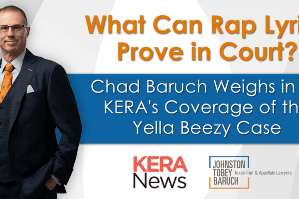 Chad Baruch - What Can Rap Lyrics Prove in Court?
